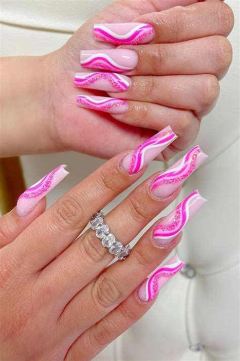 coffin style nail designs|summer colors nails designs coffin.